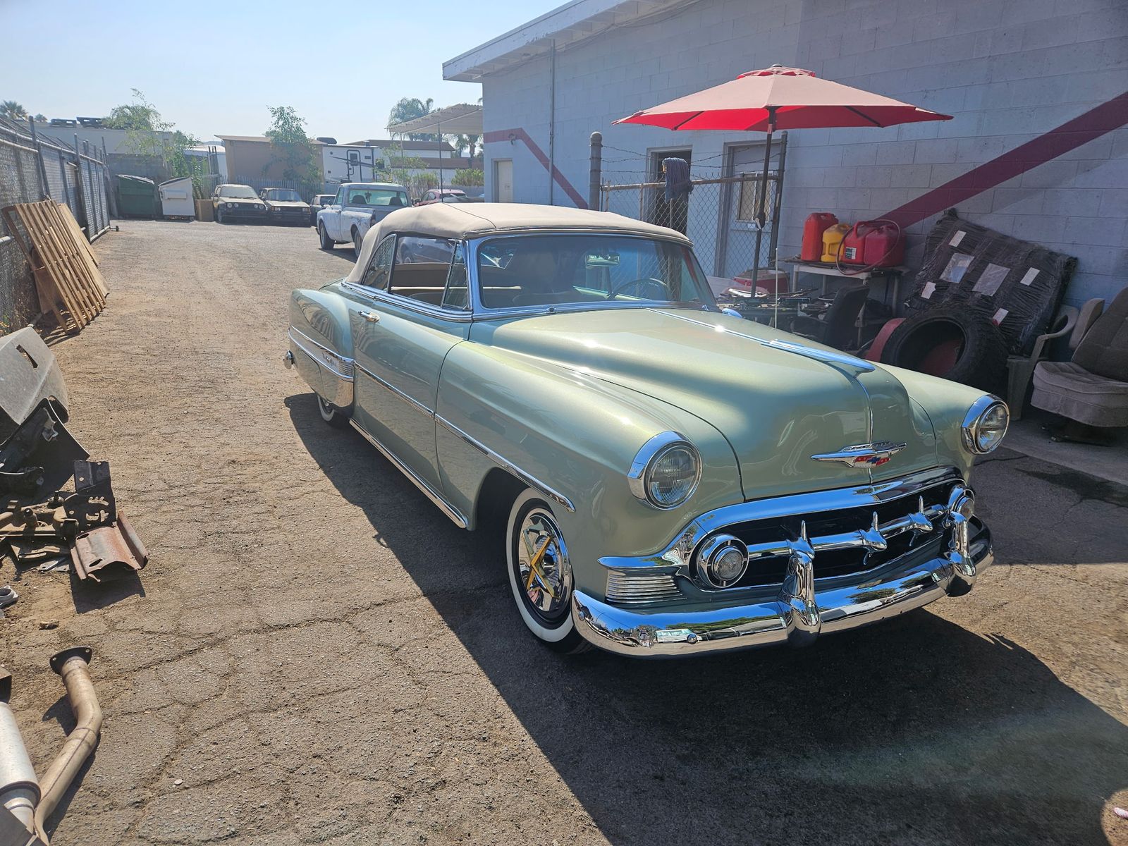 1953 Chevrolet Bel Air — Front three-quarter.