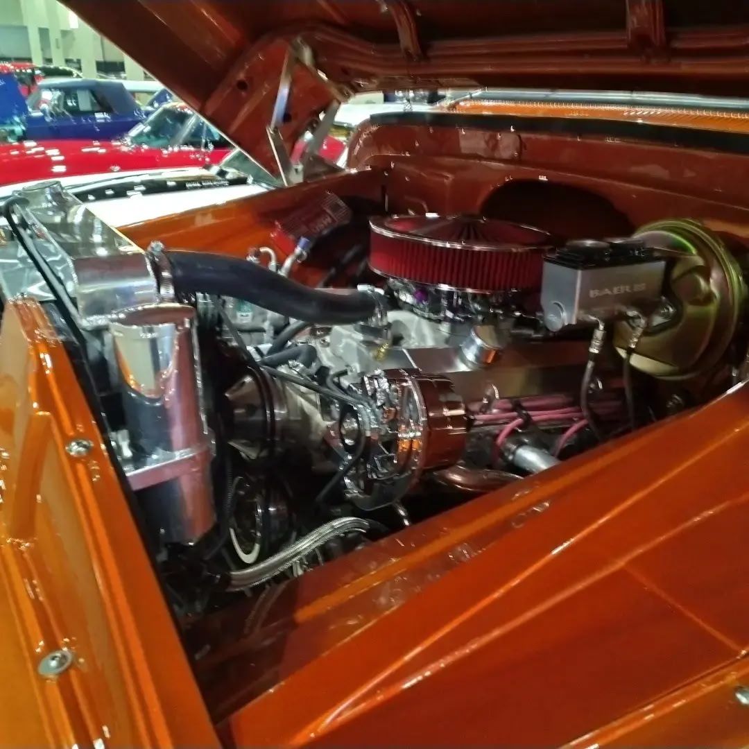 1965 Chevrolet C10 4x4 — Engine bay, opposite side.