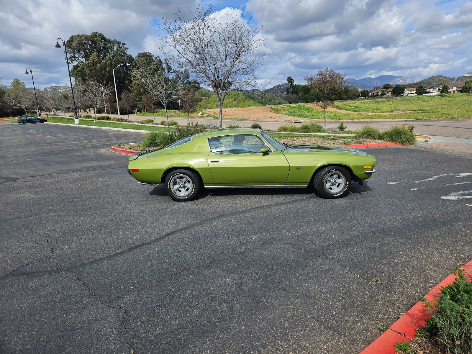 1971 Camaro Z/28 — Full side profile, out of the shop.