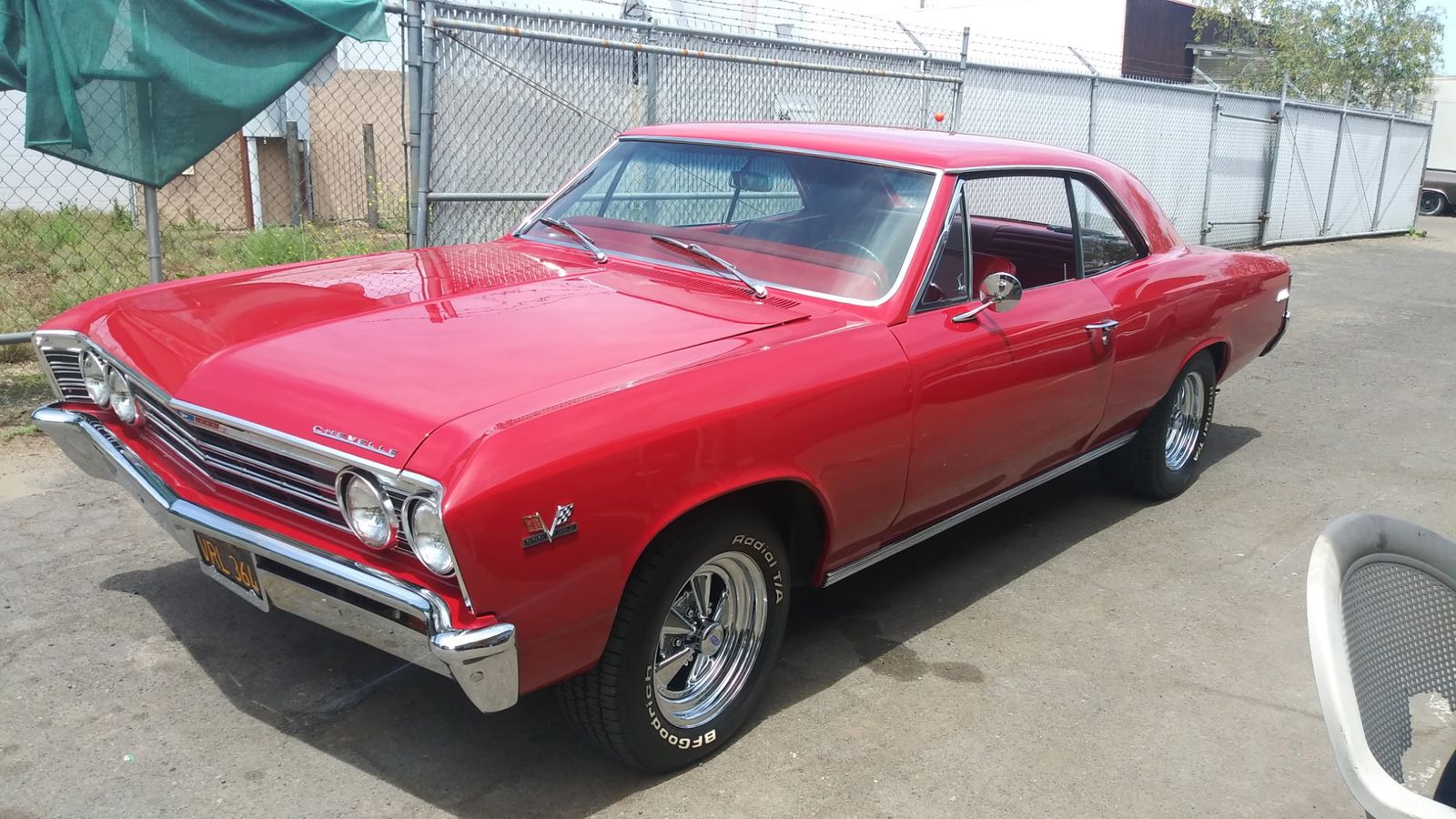 1967 Chevelle — Front three-quarter, finished.
