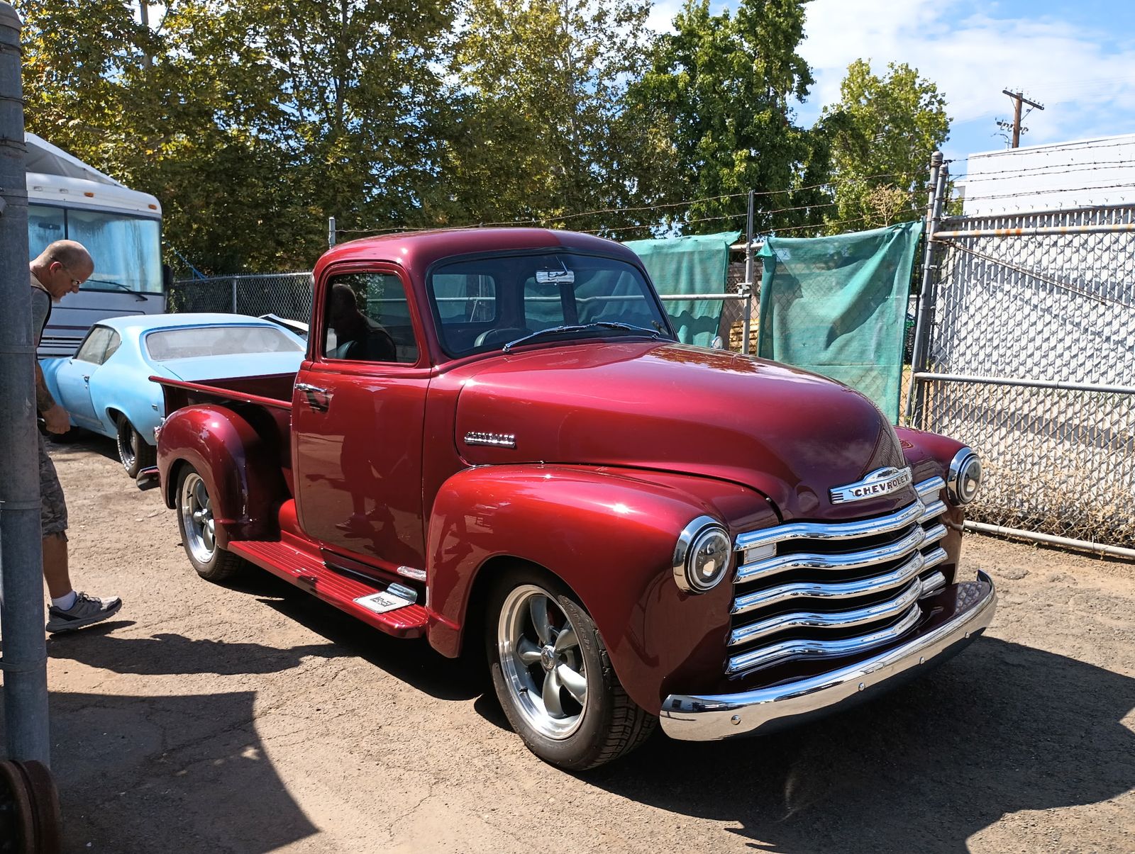 Chevrolet 3100 Five-Window — Front three-quarter.