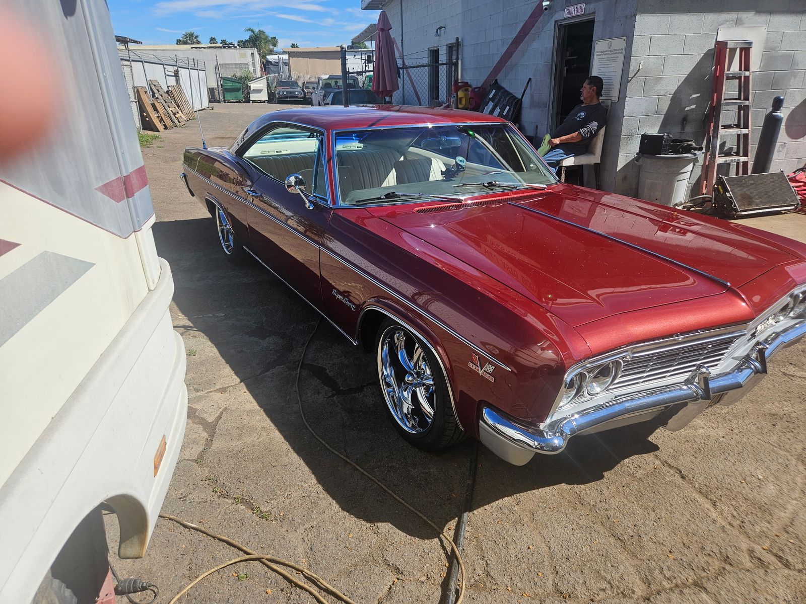 1966 Impala Super Sport — Front three-quarter.