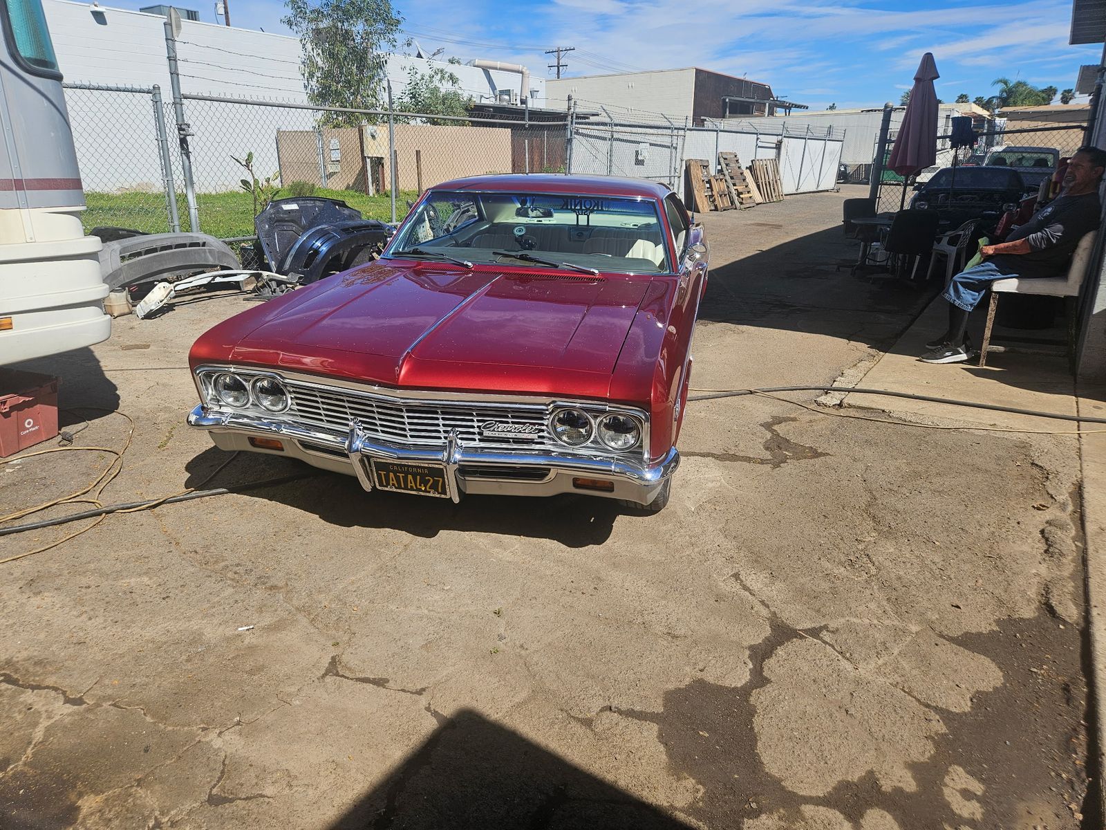 1966 Impala Super Sport — Front end and grille.